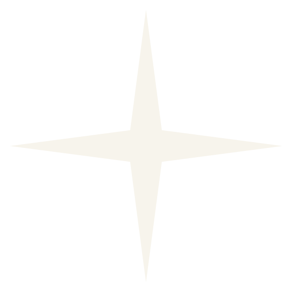 Monolithe etoile creme